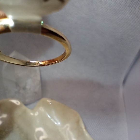 Natural Citrine and 14k Yellow Gold - Picture 7 of 7
